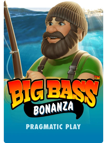 Пинко казино — оригинальная обложка Big Bass Bonanza от Pragmatic Play